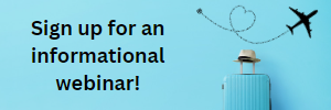 Text reads: "Sign up for an informational webinar!